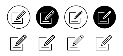Edit Text Icon vector