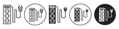 Electric Extension Cord Icon vector