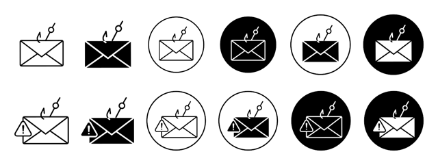 Email Phishing Icon vector