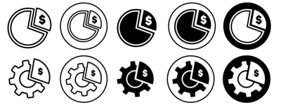 Equity Icon vector