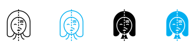 Facelifting Procedure Icon vector