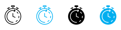 Fasting Time Icon vector