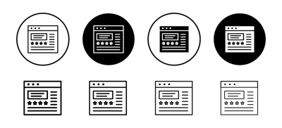 Feedback Form Icon vector
