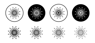 Fireworks Icon 2 vector