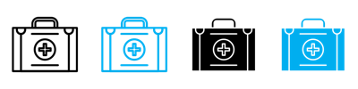 First Aid Box Icon vector