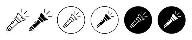 Flashlight Icon vector