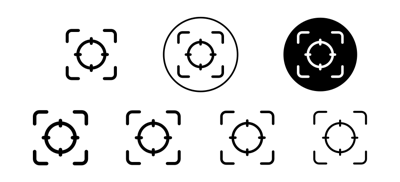 Focusing Icon vector