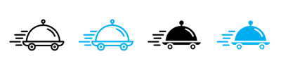 Food Delivery Icon vector