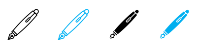 Fountain Pen Icon vector