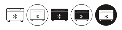 Freezer Icon vector