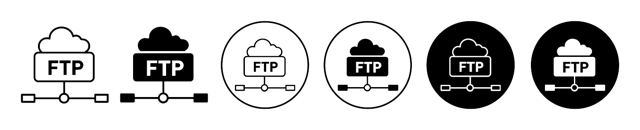 Ftp Icon vector