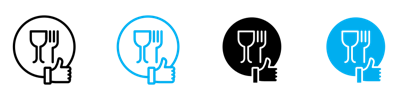 Good Food Icon vector