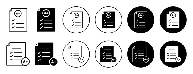 Grades Icon vector