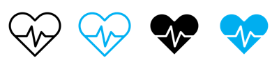Heartbeat Icon vector