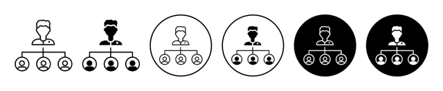 Hr Manager Icon vector