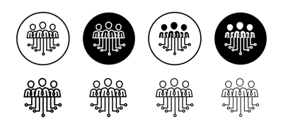 Hr Strategy Icon vector