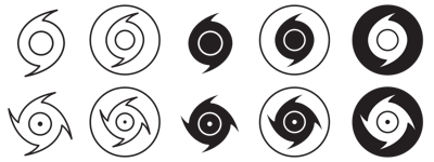 Hurricane Icon vector