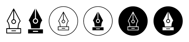 In Pen Nicon vector