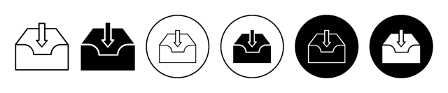 Inbox Icon vector