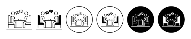 Interview Icon vector