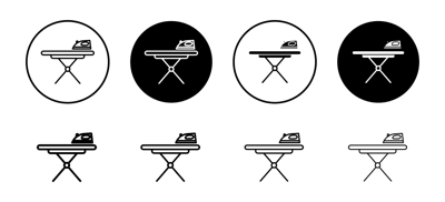 Ironing Board Icon vector