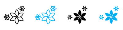 Jasmine Icon vector
