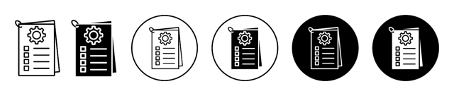Job Description Icon vector