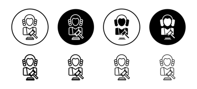 Judge Icon vector