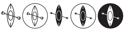 Kayak Icon vector