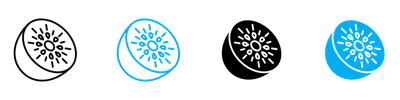 Kiwi Icon vector