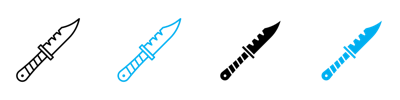 Knife Icon vector