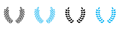Laurel Wreath Icon vector