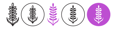 Lavender Icon vector