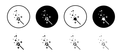 Magic Wand Icon vector