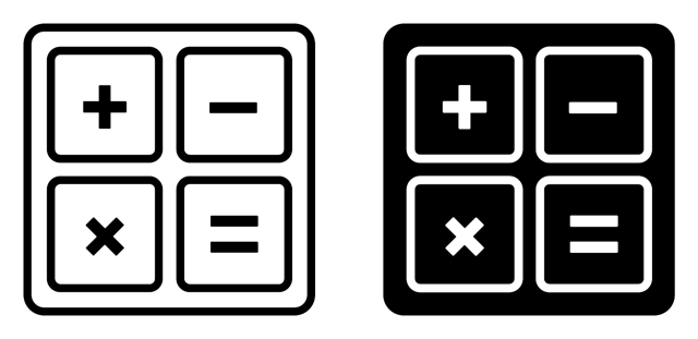 Mathematical Icon vector