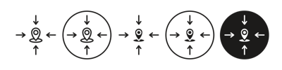 Meeting Point Icon vector