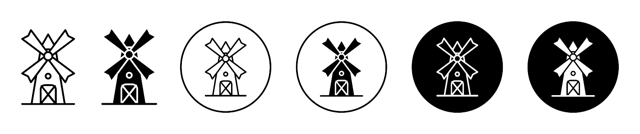 Mill Icon vector