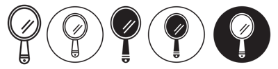 Mirror Icon vector