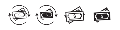 Money Transfer Icon vector