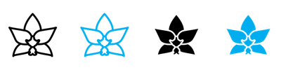 Moth Orchid Icon vector