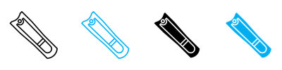 Nail Clipper Icon vector