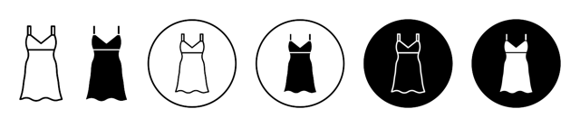 Nightie Icon vector