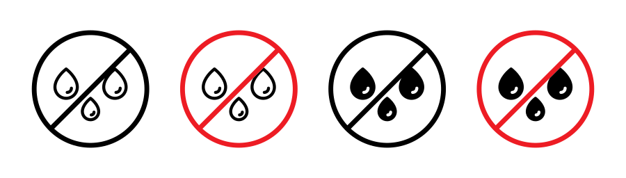 No Leakage Sign Icon SVG