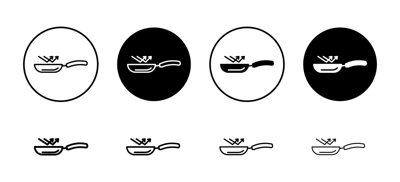Non Stick Icon vector