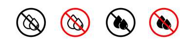 Oil Free Icon vector