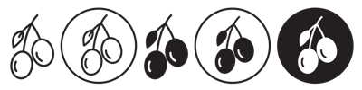 Olive Icon vector