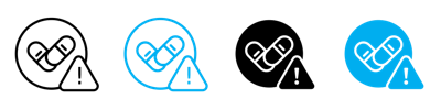 Overdose Icon vector