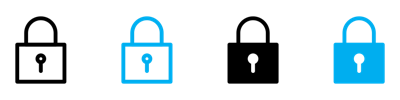 Padlock Icon vector