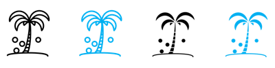 Palm Tree Icon vector