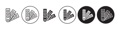 Pantone Icon vector